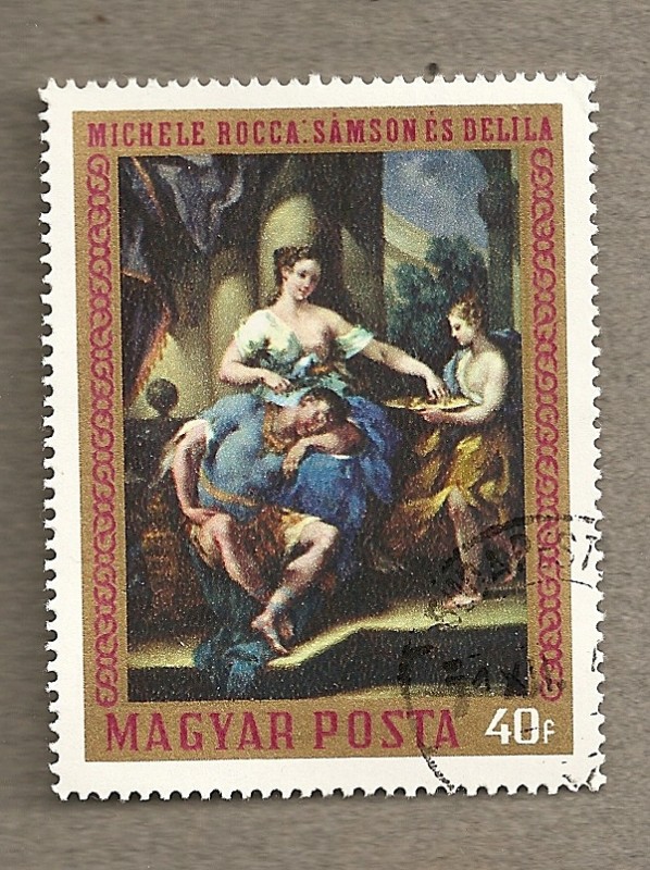 Sansón y Dalila por Michele rocca