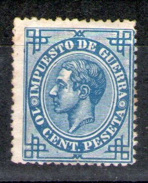 Alfonso XII Impuesto de guerra