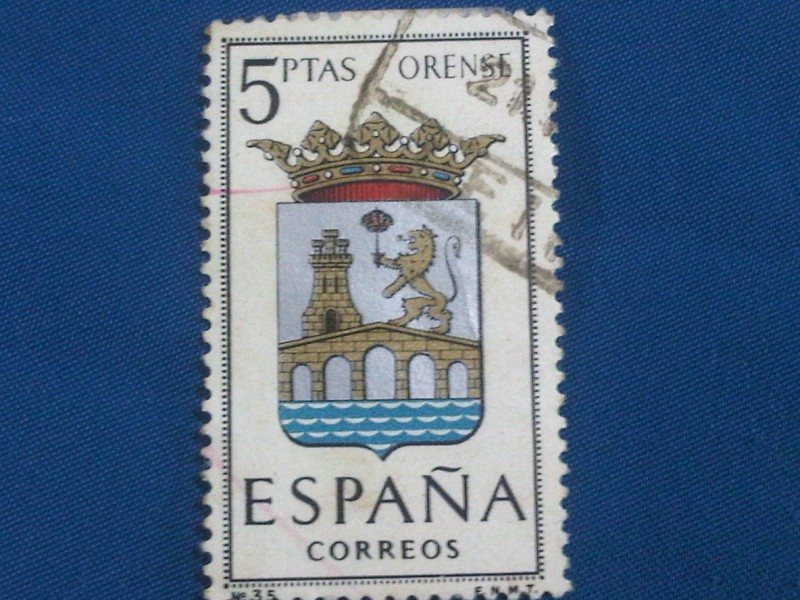 Escudos de Capitales de Provincias de España.-ORENSE
