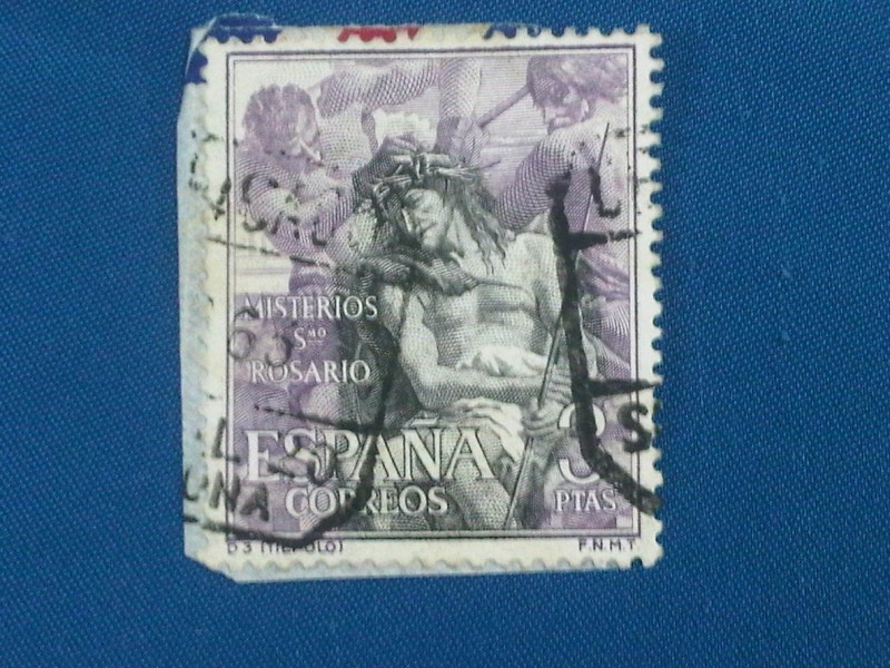 Ed:1470 - MISTERIOS  SANTÍSIMO ROSARIO - La Corona de Espina - Oleo de,Tiepolo (1696-1770)