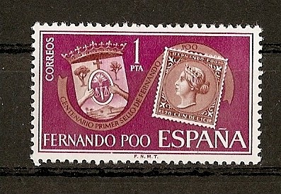 Centenario del primer sello de Fernando Poo.