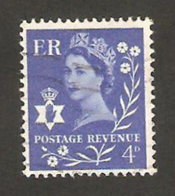 Elizabeth II, emisión regional de Irlanda del Norte