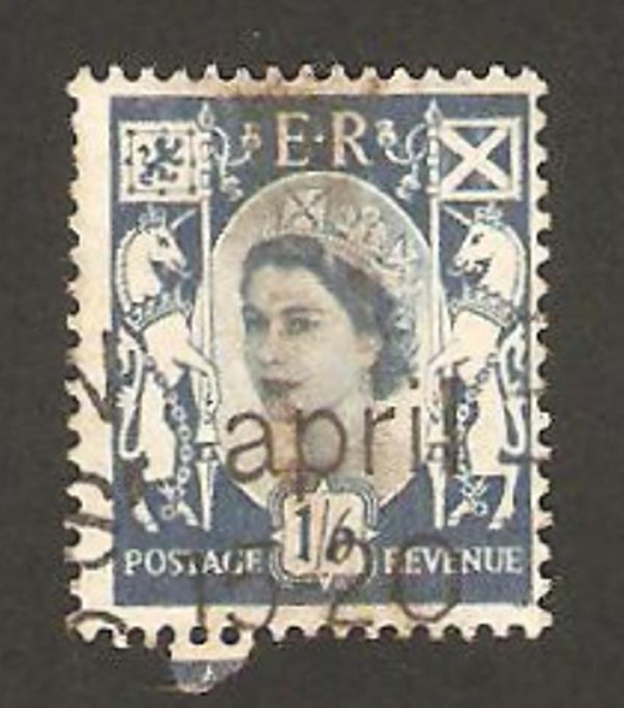 Elizabeth II, emisión regional de Escocia