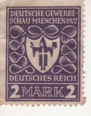 DEUTSCHE GEWERBE-SCHAU MUENCHEN 1922