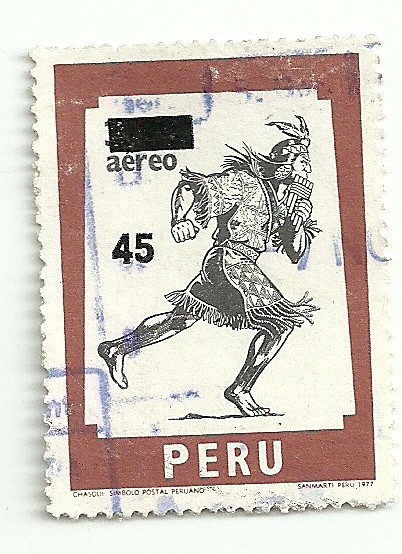 Chasqui  - SImbolo postal del Perú