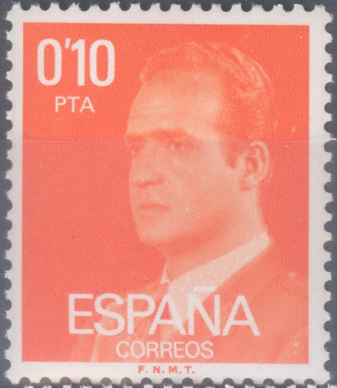 ESPAÑA 1977_2386 Don Juan Carlos I. Serie básica. Scott 1969