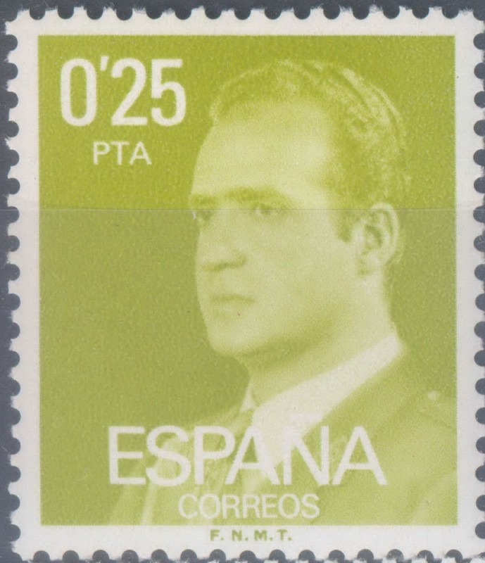 ESPAÑA 1977_2387 Don Juan Carlos I. Serie básica. Scott 1970