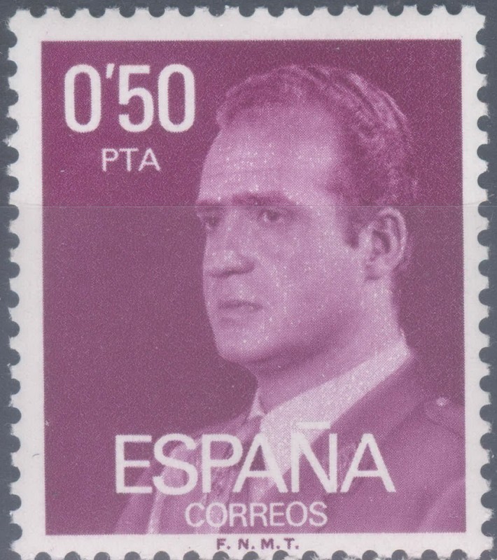 ESPAÑA 1977_2389 Don Juan Carlos I. Serie básica. Scott 1972