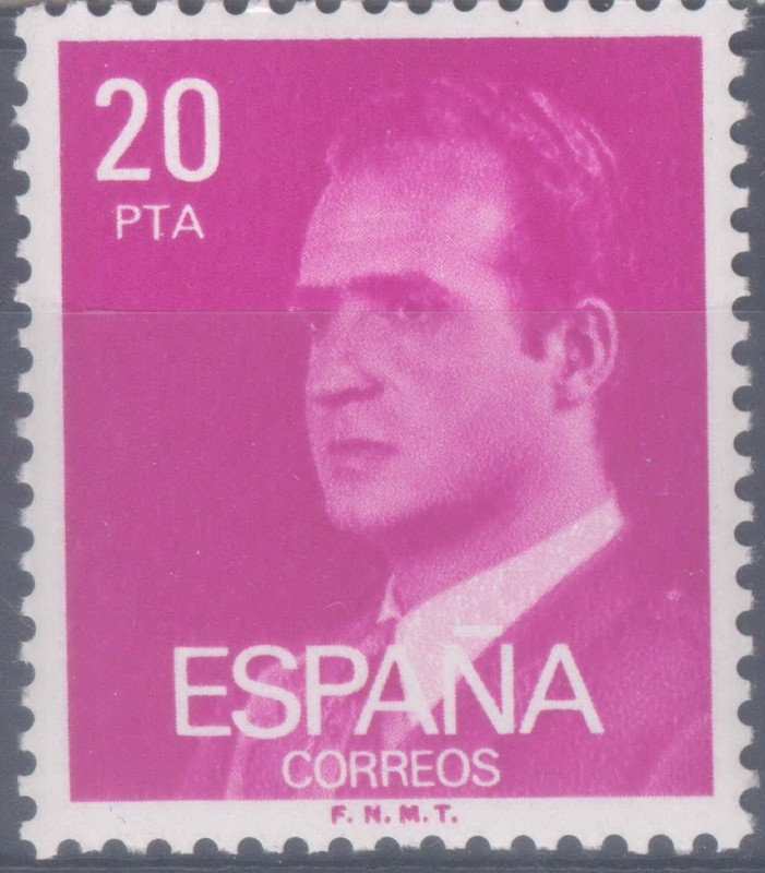 ESPAÑA 1977_2396 Don Juan Carlos I. Serie básica. Scott 1986