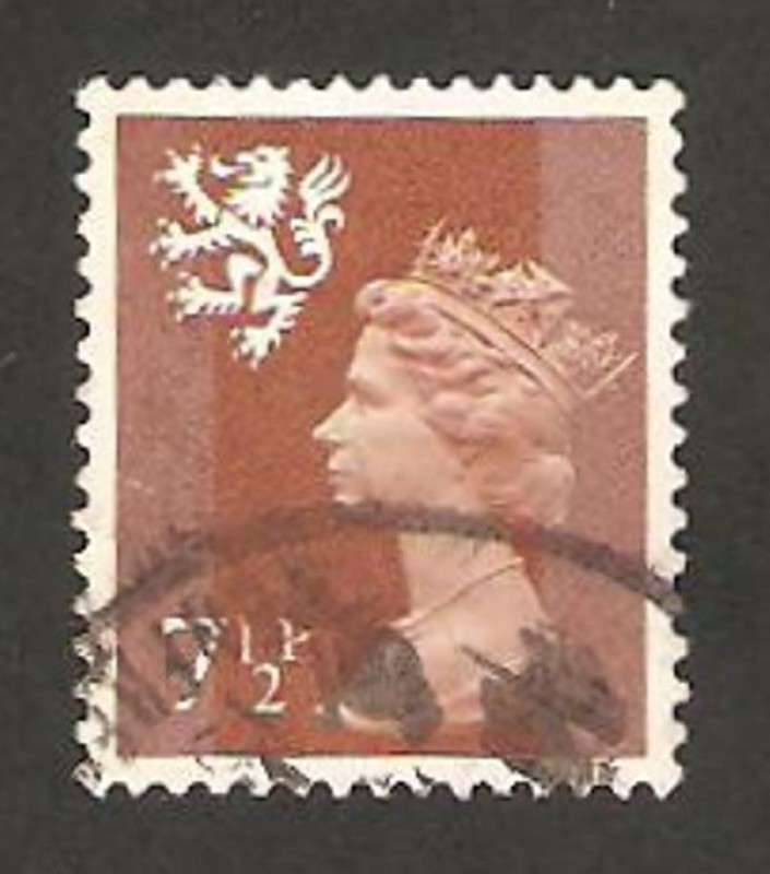 elizabeth II, emisión regional de Escocia