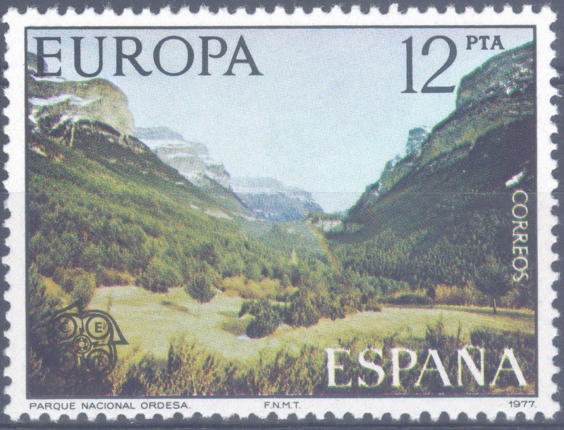 ESPAÑA 1977_2414 Europa-CEPT. Scott 2042