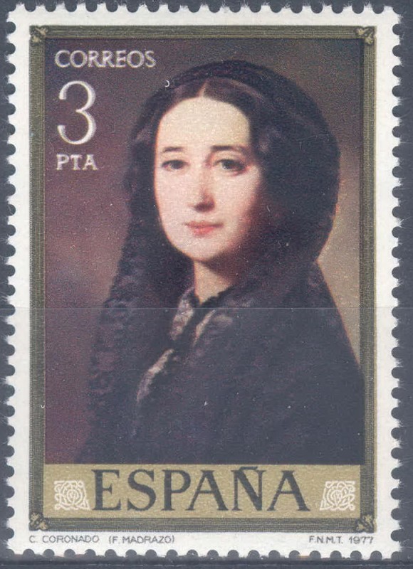 ESPAÑA 1977_2431 Pintores. Obras de Federico de Madrazo (1815-1894). Scott 2059