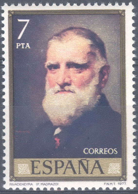 ESPAÑA 1977_2434 Pintores. Obras de Federico de Madrazo (1815-1894). Scott 2062