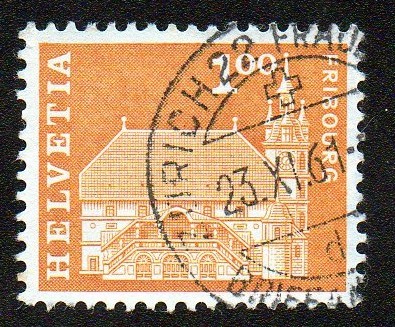 Transportes y edificios postales - Friburgo