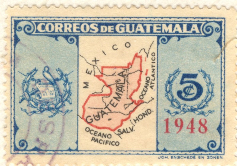 Mapa de Guatemla 1949