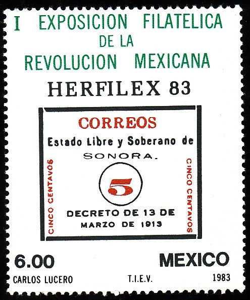EXPOSICIÓN FILATÉLICA DE LA REVOLUCIÓN MEXICANA