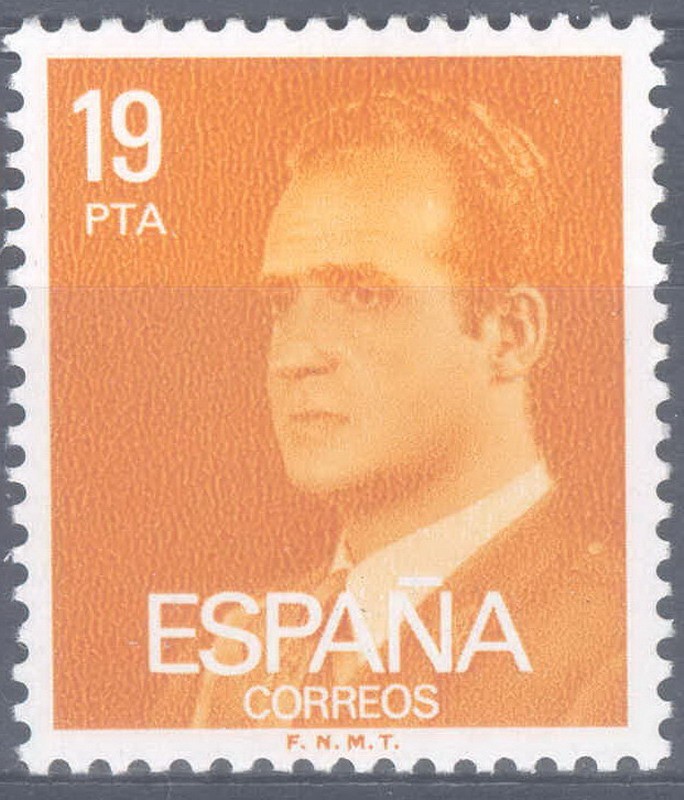 ESPAÑA 1980_2559 Don Juan Carlos I. Serie básica. Scott 2189