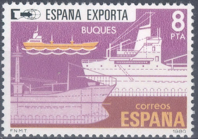 ESPAÑA 1980_2564 España exporta. Scott 2204