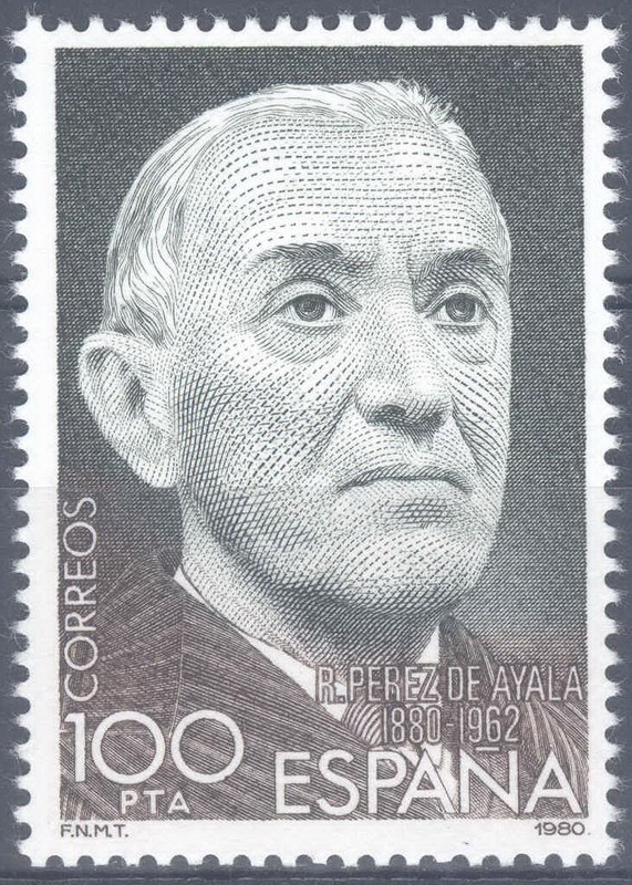 ESPAÑA 1980_2578 Centenario del nacimiento de Ramón Pérez de Ayala. Scott 2218