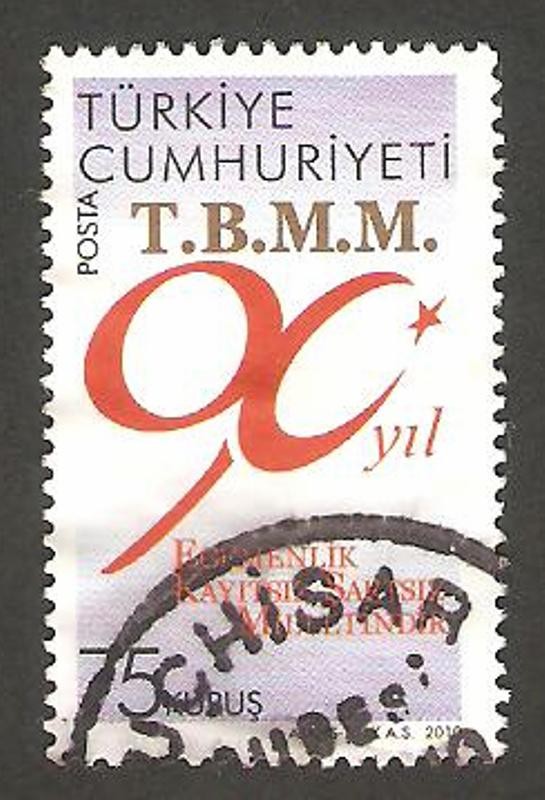 90 anivº de la asamblea nacional de Turquía