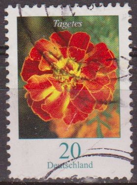 ALEMANIA 2005 Scott 2309 Sello Flora Flor Tagetes (marigold) 20 Usado Allemagne Duitsland Germania G