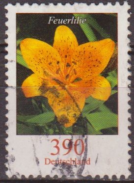 ALEMANIA 2006 Scott 2323 Sello Flora Flor Lirio Feuerlilie (tiger lily) 390 Usado  Michel 2547