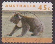 AUSTRALIA 1993 Scott 1278 Sello Animales Koala Andando Usado Michel 1406 