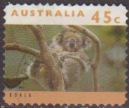 AUSTRALIA 1993 Scott 1279 Sello Animales Koala en Arbol Usado Michel 1407 