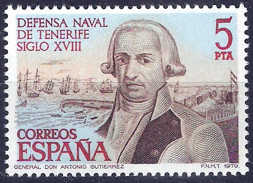 2536 Defensa Naval de Tenerife. General  Antonio Gutierrez.