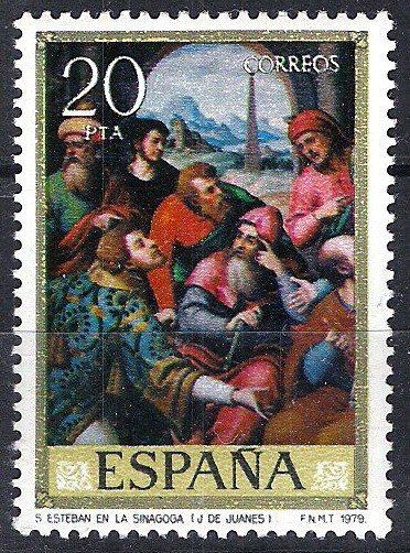 2540 Juan de Juanes. San Esteban en la Sinagoga.