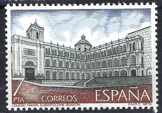 2544 América-España. Monumentos. Colegio Mayor de San Bartolomé, Bogotá.