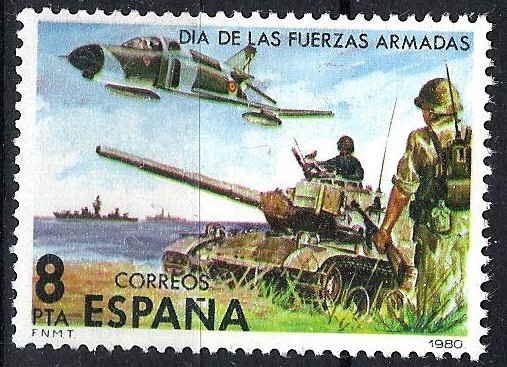 2572 Día de las Fuerzas Armadas. Medios de combate.