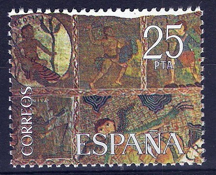 2585 Tapiz de la Creación, Gerona ( sello 1)