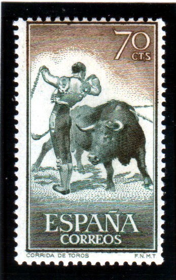 1960 Tauromaquia: Banderillas Edifil 1259