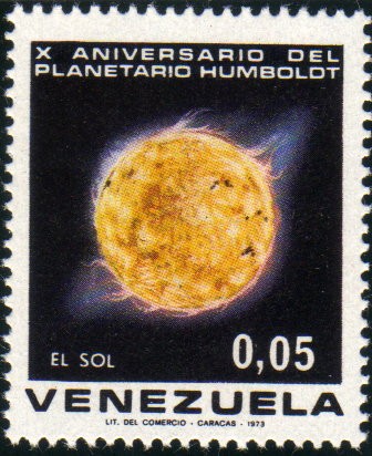 1973  X Aniv. Planetario Humboldt: El Sol