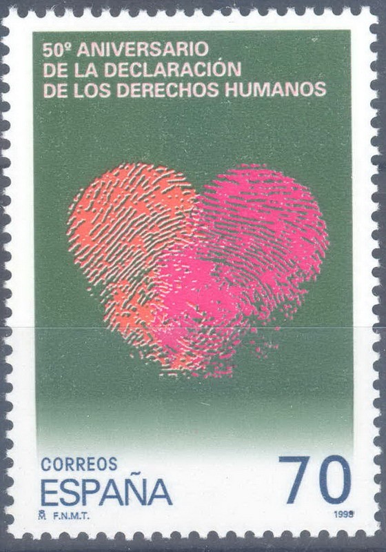 ESPAÑA 1998_3607 Derechos Humanos. Scott 2976