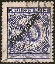 DEUTSCHES REICH - DIENFMARKE SOBRECARGA