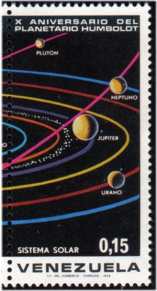 1973  X Aniv. Planetario Humboldt: Sistema Solar