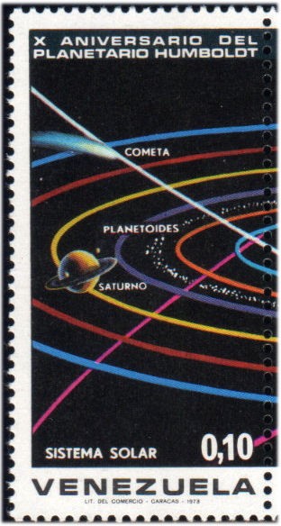 1973  X Aniv. Planetario Humboldt: Sistema Solar