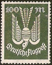 DEUTSCHES FLUGPOST MIT FAR BIGEM