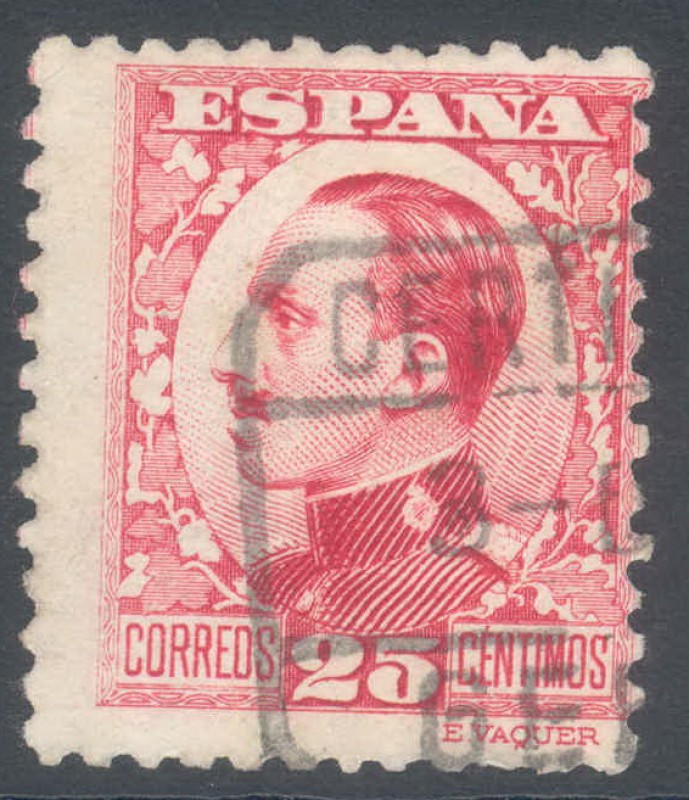 ESPAÑA 1930_495.01 Alfonso XIII. Tipo Vaquer, de perfil