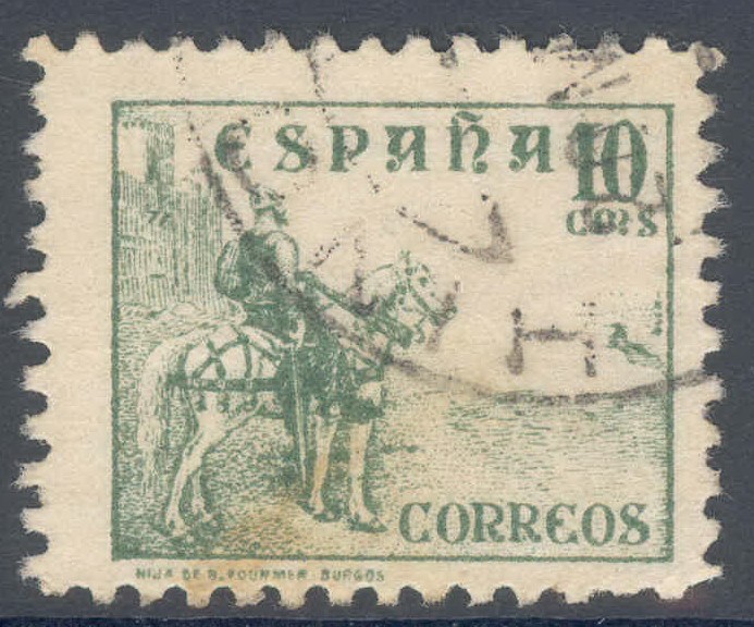 ESPAÑA 1937_817 Cifras, Cid e Isabel la Católica