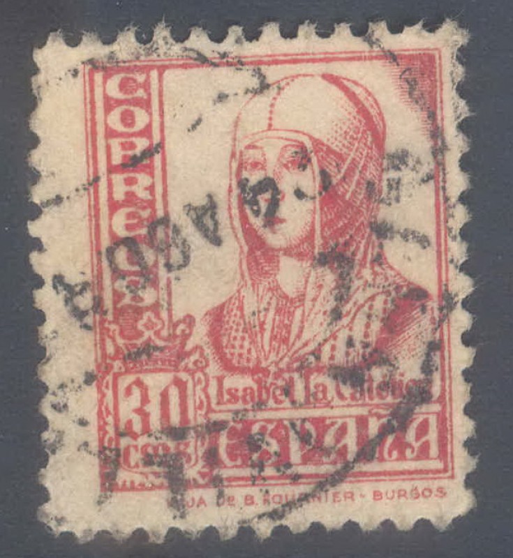 ESPAÑA 1937_823.02 Cifras, Cid e Isabel la Católica
