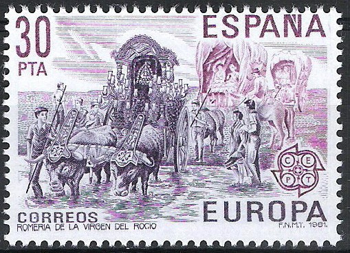 2616 Europa-CEPT. Romería de la Virgen del Rocío.