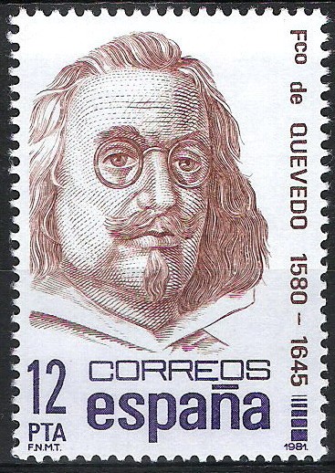 2619 Centenarios. Francisco de Quevedo.