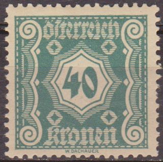 AUSTRIA 1922 Scott J112 Sello * Cifras Numeros 40k Osterreich Autriche 
