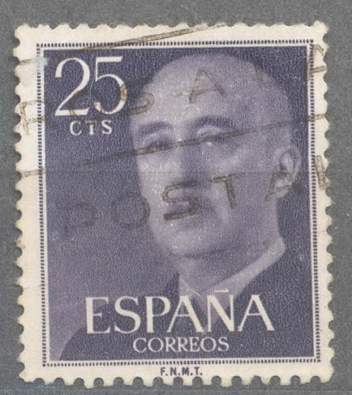 ESPAÑA 1955-6_1146 General Franco (1892-1975).