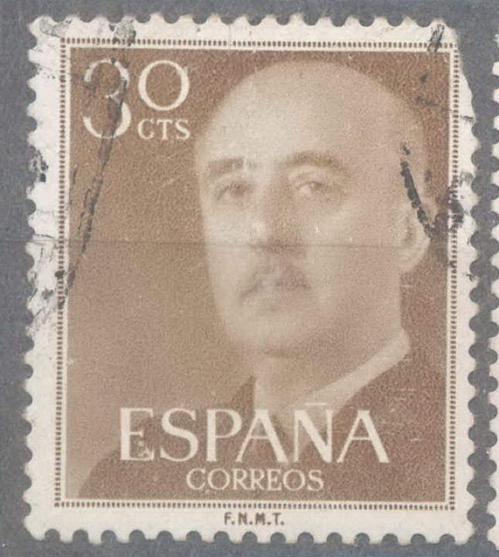 ESPAÑA 1955-6_1147 General Franco (1892-1975).
