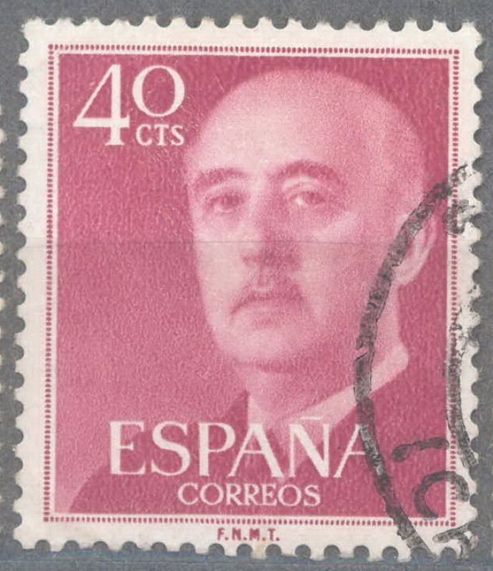 ESPAÑA 1955-6_1148 General Franco (1892-1975).