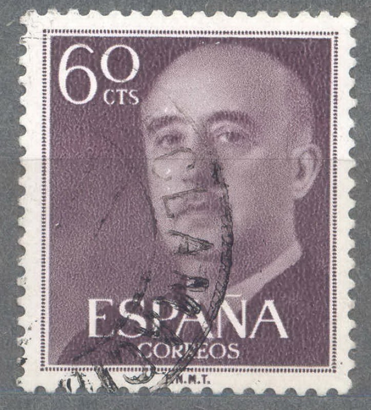 ESPAÑA 1955-6_1150 General Franco (1892-1975).